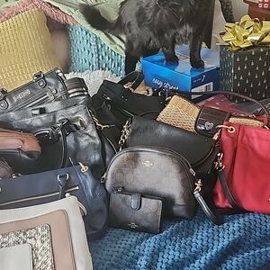 Coach Black Crossbody and Wallet, Michael Kors Bags ,Stone Mountains,Brahmin Bag